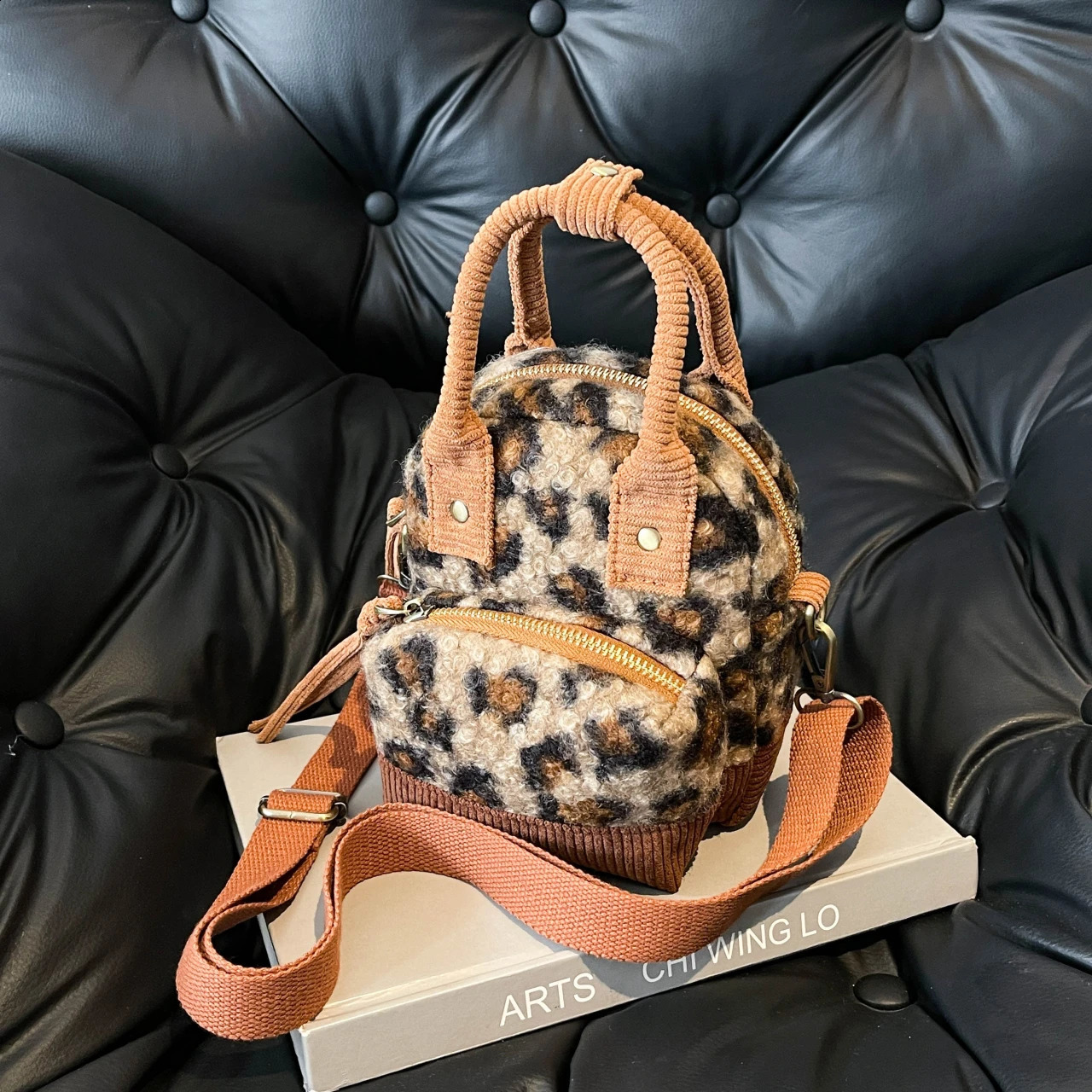 Lamb Woolen Women Bag Handbags Mini Crossbody Phone Bag for Woman VELOUR Shoulder Tote Lady Messenger Bags 250809