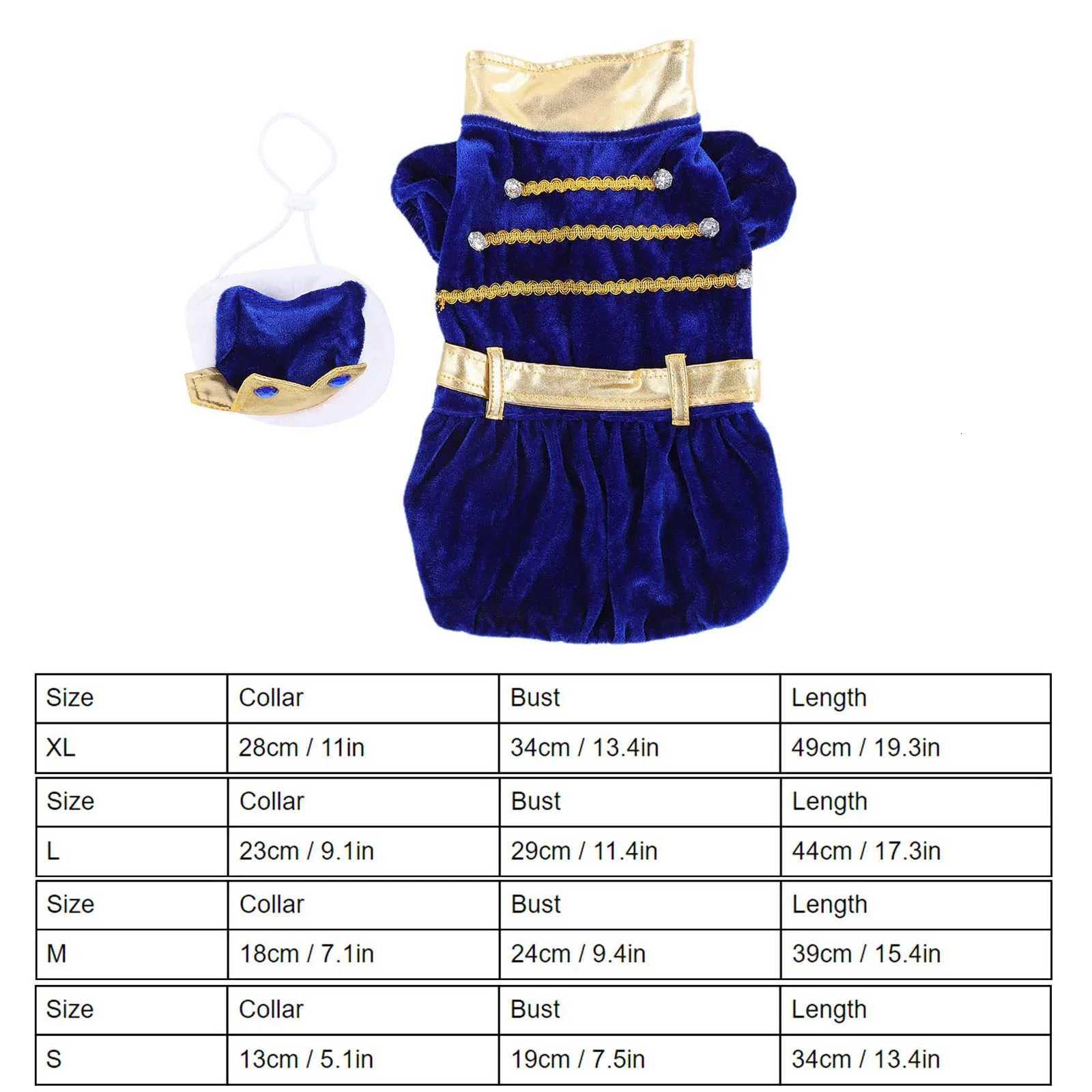 Prince Pet Dog Suit Big Medium Small Dog Costume Cosplay Halloween and Christmas Party Pet Dogs Suit Clothes Pet Dog Supplies XJ250813