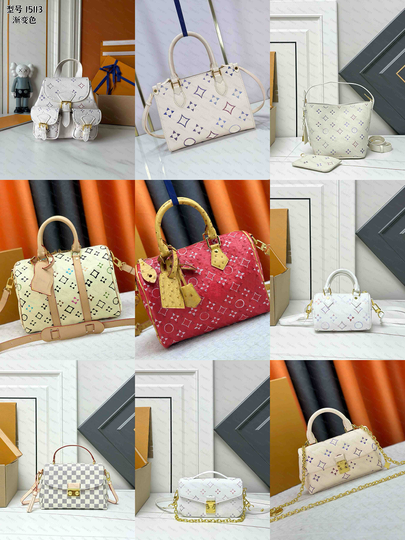designer bags leather takashi murakami handbag baguette canvas women colorful fashion composite lady beach clutch tote woman bag purse wallets123