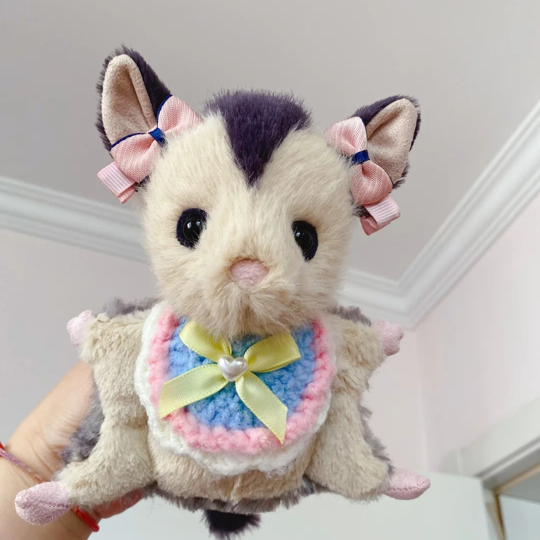 Dolls jellys Cat Lolly Sugar Glider 2 Plush Children's plush toys flying squirrel Soft Toy sugar glider body pillow Soothing the Doll Gifts