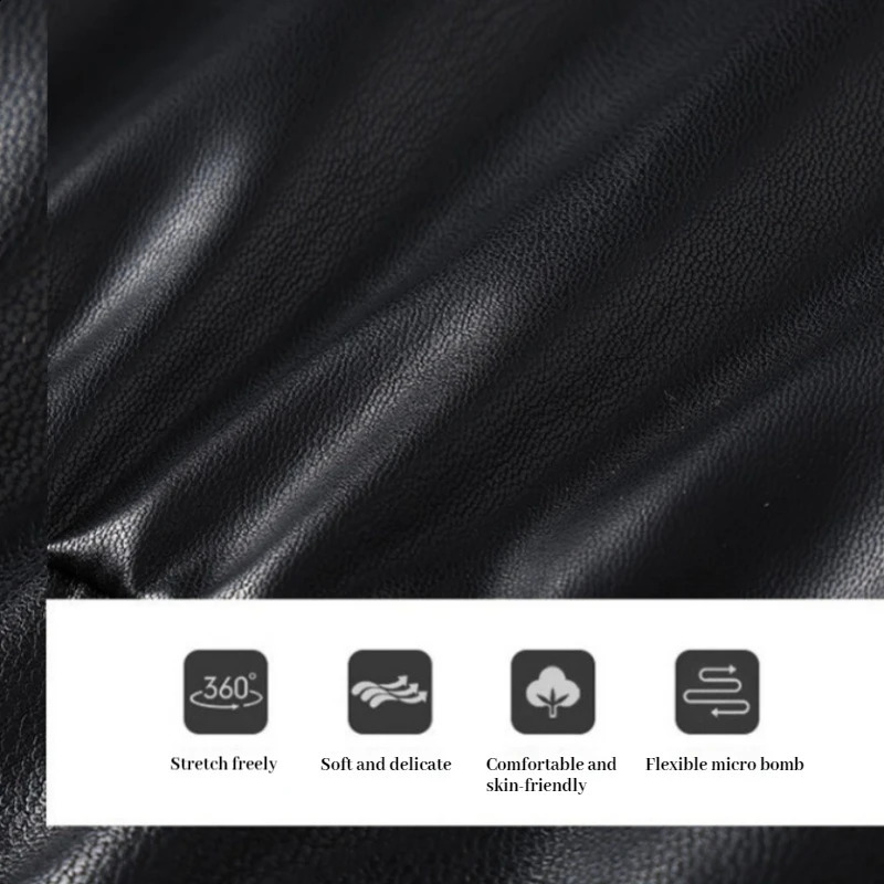 Motorcycle Pu Jacket Racing Suit Leather Jacket Embroidered Thick Leather Pu Baseball Suit Couple Jacket Motorcycle Flight 250811