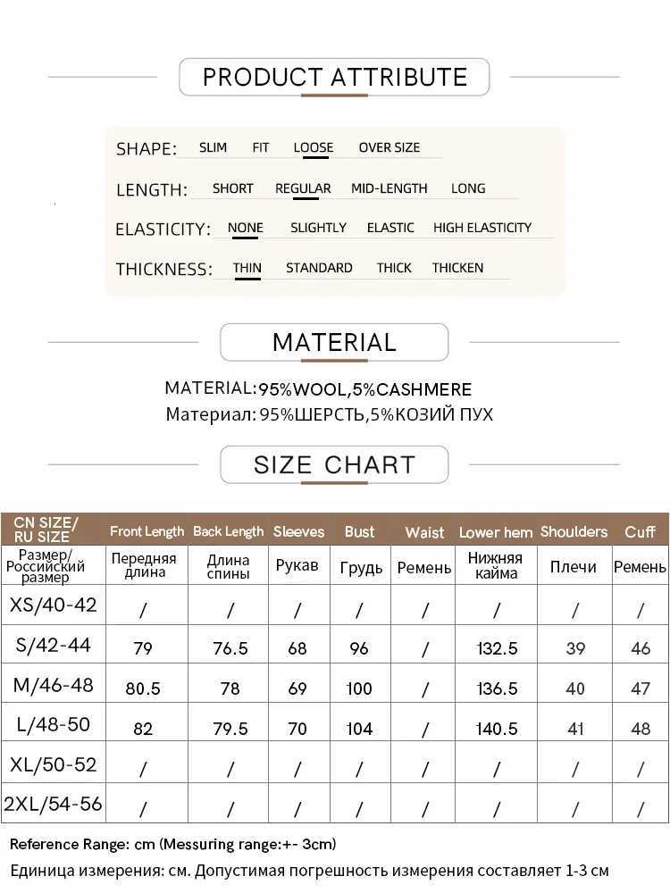 AMII Womens Woolen Coat 2023 Winter New Lapel Leather Belt Wool Cashmere Double-sided Cape Y2K Vintage Long Blends 12344065 Z250813