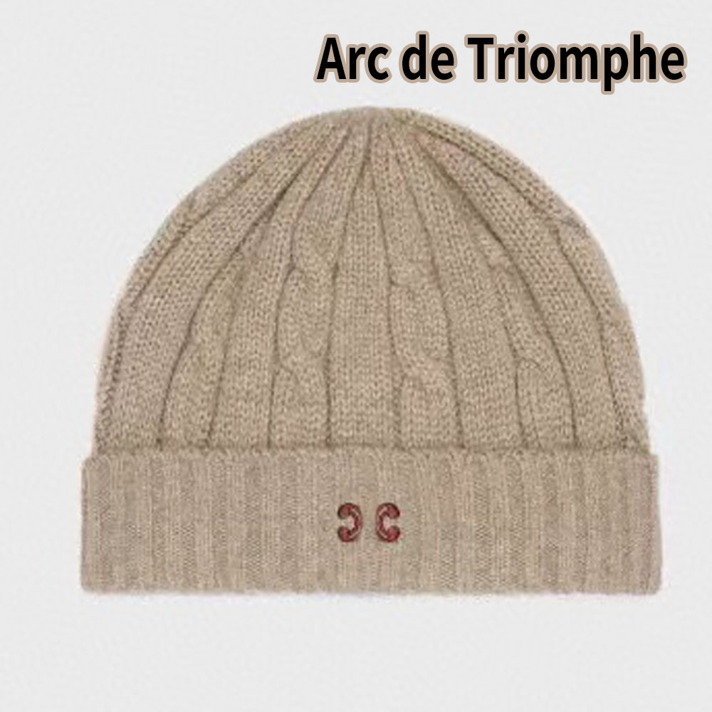 Arc de Triomphes Beanie Hats mens designer hat brown knit hat For Women