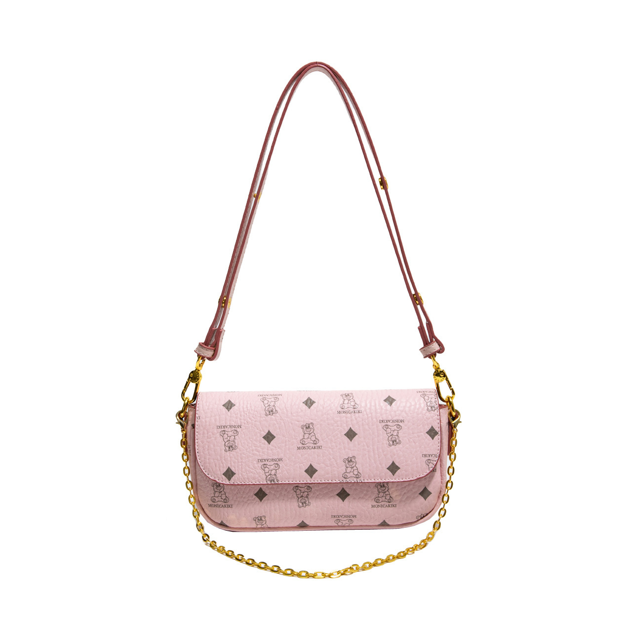 Free Shipping Printed Cute Folding Small Square Handbag 2025 New Women's Designer Armpit Bag Multifunctional Dinner Bag Money Bag Outdoor Vacatio