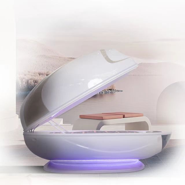 Professional Acrylic Sauna Capsule Infrared Sauna Spa Capsule Slimming Pod Machine Durable Heat Capsule Infrared Pod with Detoxifies Body Device