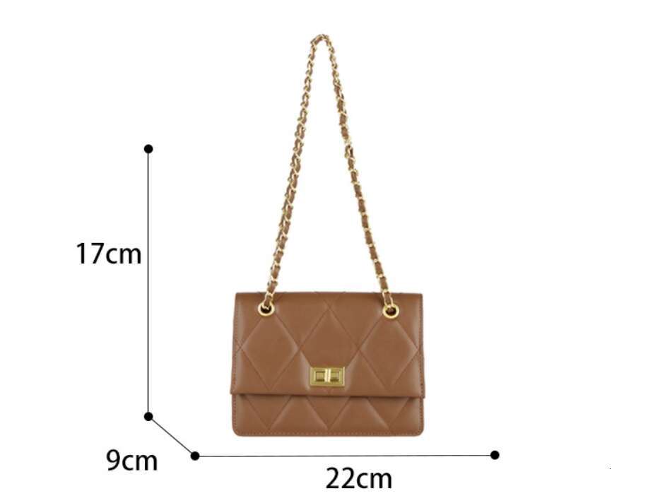 Designer Bags High End Feeling Cross - Body Women's Small Square Chain Bags, Fashionable And Trendy Shoulder Bags, versatile single-shoulder cros