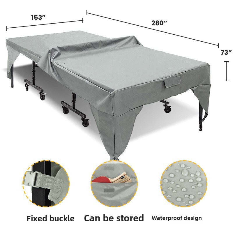 Outdoor Dust Courtyard Terrace Rainproof Sunproof Flat Ping Pong Table Cover