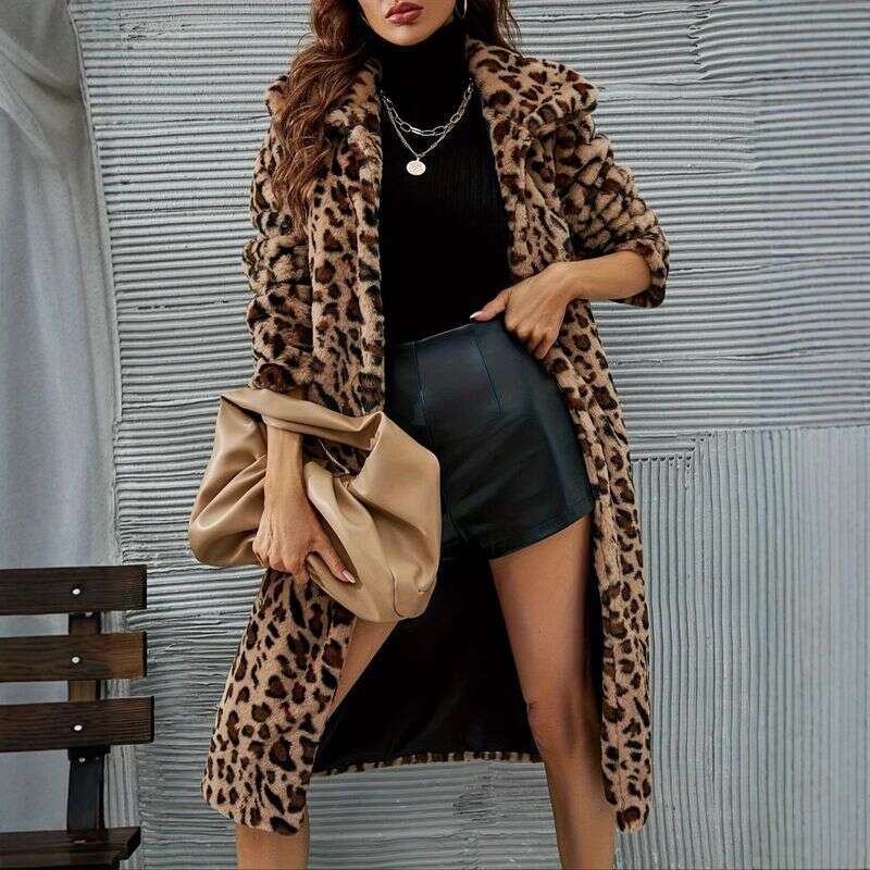 New Women Faux Fur Coat Luxury Winter Warm Plush Jacket Fashion Artificial Fur Female Outwear High Quality Top