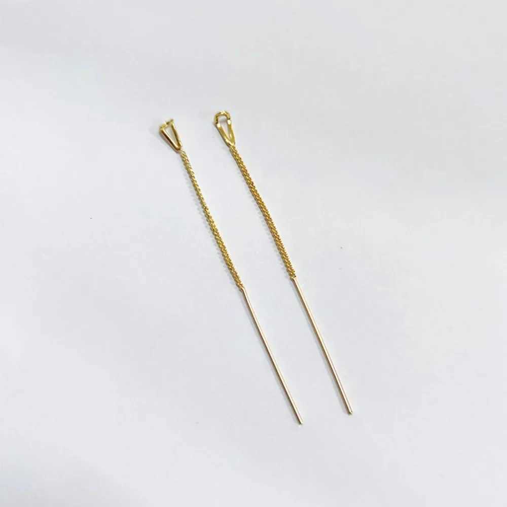 New Fashion Drop Ear Line Long Gold Silver Color Hanging Earrings for Women Crystal Tassel Earring Ear Accessories Jewelry Gifts Y250812