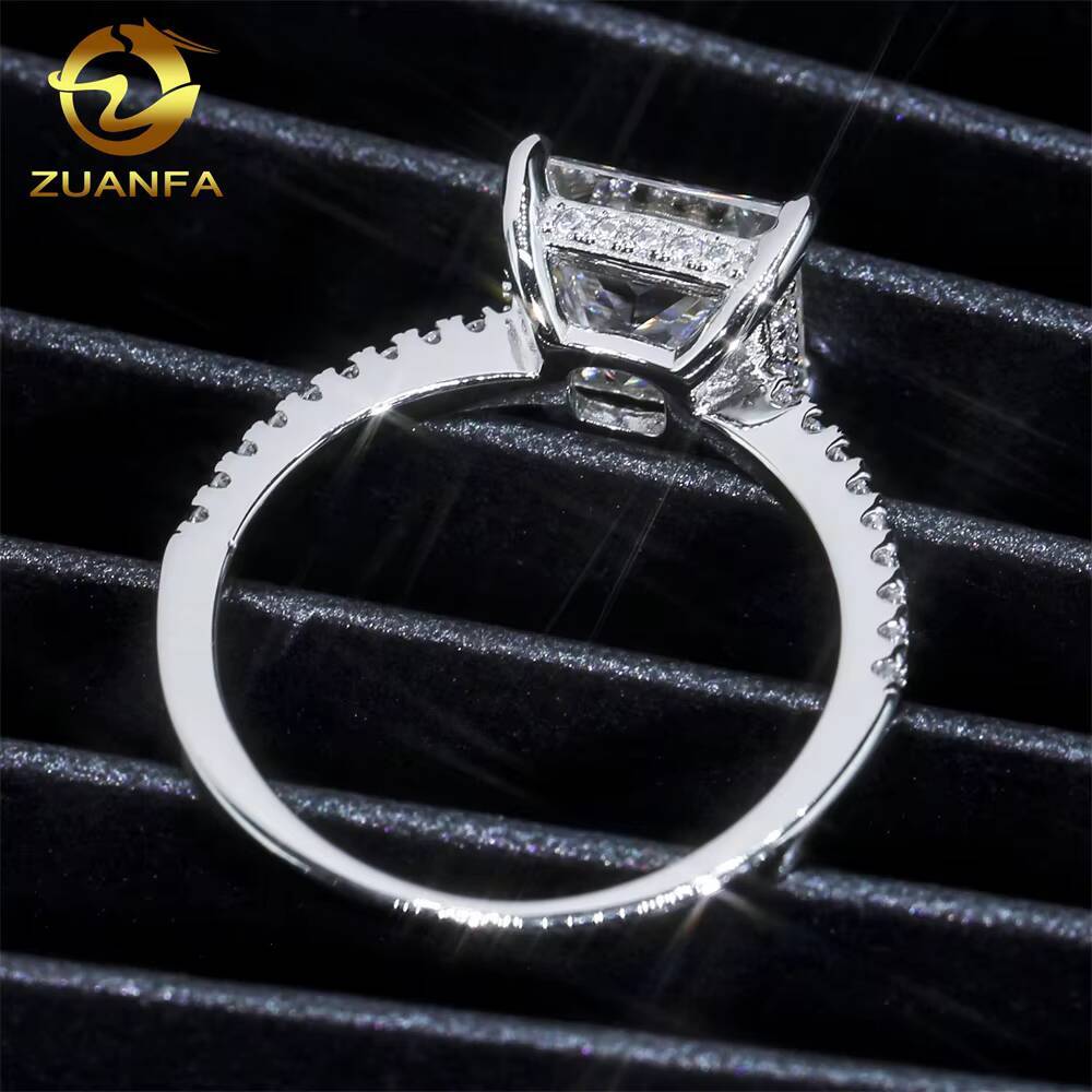 925 Silver 9K14K18K Fine Jewelry Wedding Engagement Ring Moissanite Men's Manufactured Diamond Ring Lab-Grown Diamond Ring