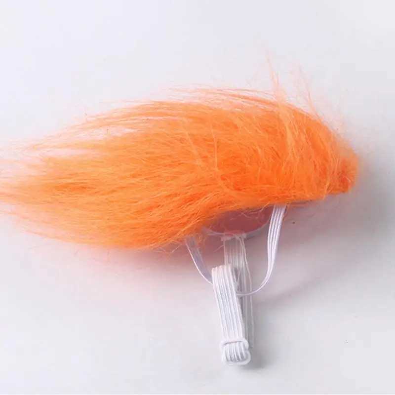 Cat Wig Orange Small Dog Wig Cat Cosplay Decoration Pet Headwear Costume for Halloween Christmas Travel Indoor Outdoor Gathering XJ250813