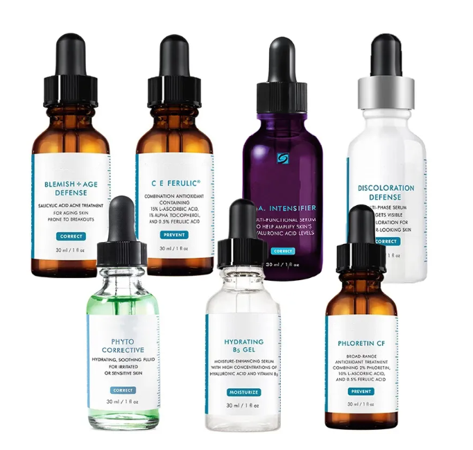 Wholesale 8 Types Ceuticals Serum Oil 30ml Skin Care Correct CE Ferulic Hydrating B5 Phloretin CF Phyto Defense HA P TIOX Intensifier Moisturize