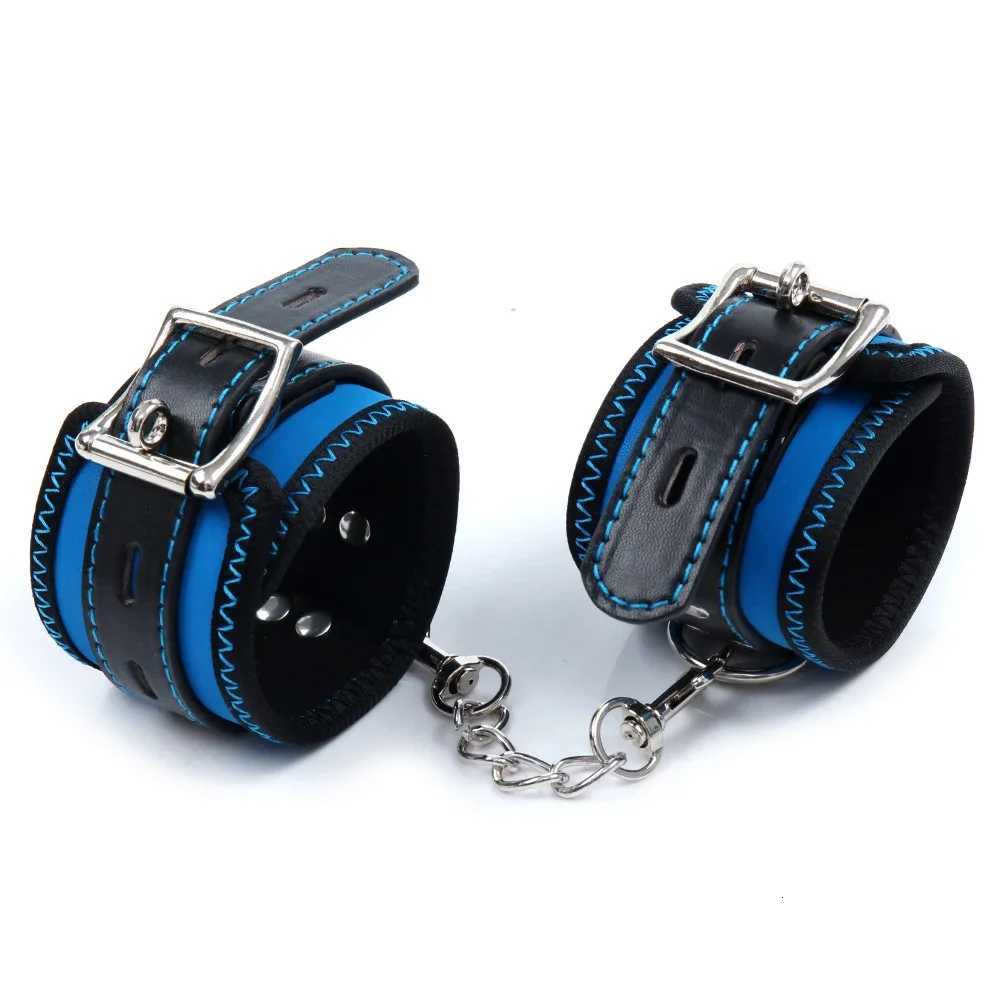 Handcuffs Locking Buckle BDSM Erotic Accessories Bondage Restraints Cuffs Flirting Fetish Adult Couples Games Sex Products XJ250813