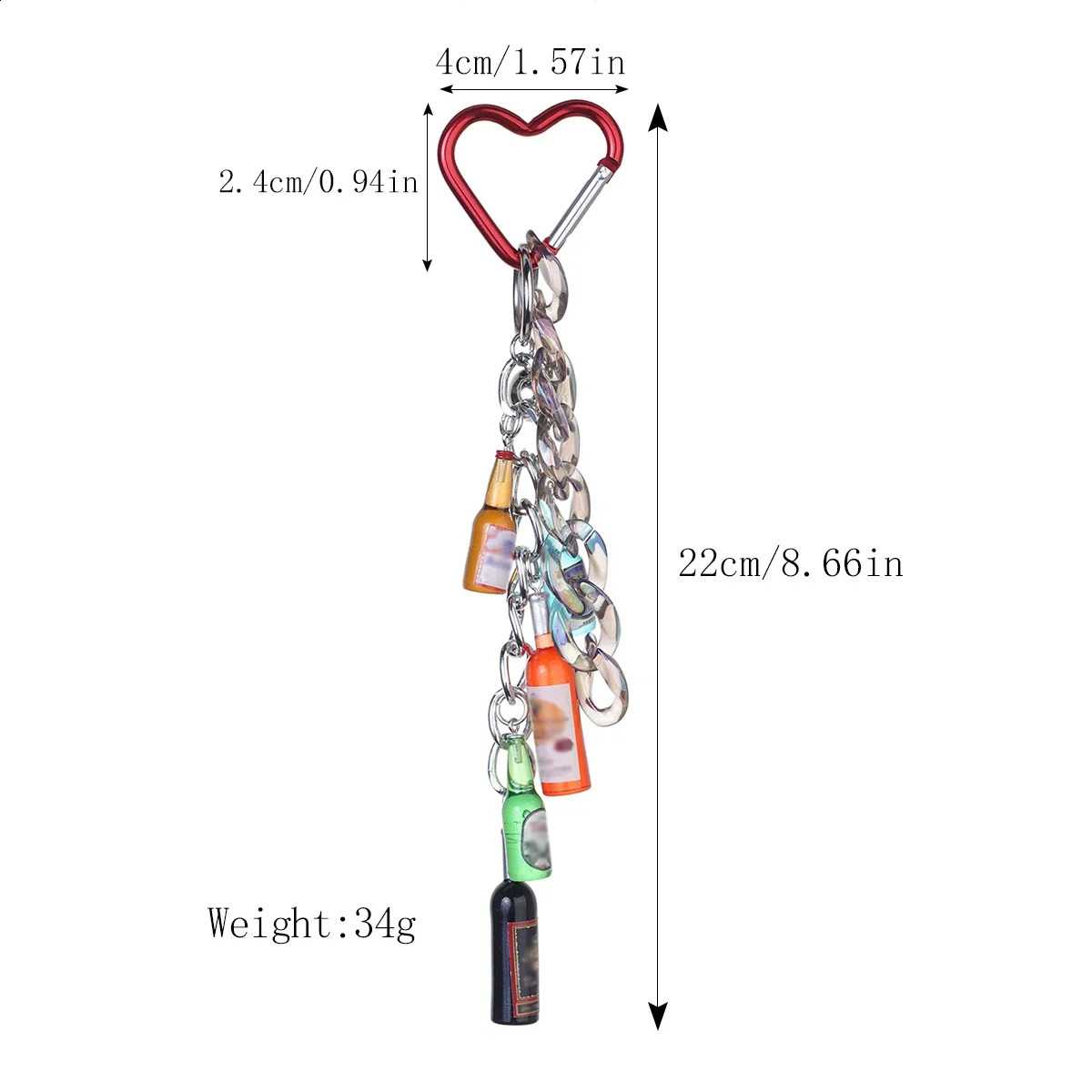 Y2K Woven Rope Keychain Bag Decoration Hanging Keychain Korean Style Diy Acrylic Butterfly ShapeTassel Phone Case Bag Charms 250811