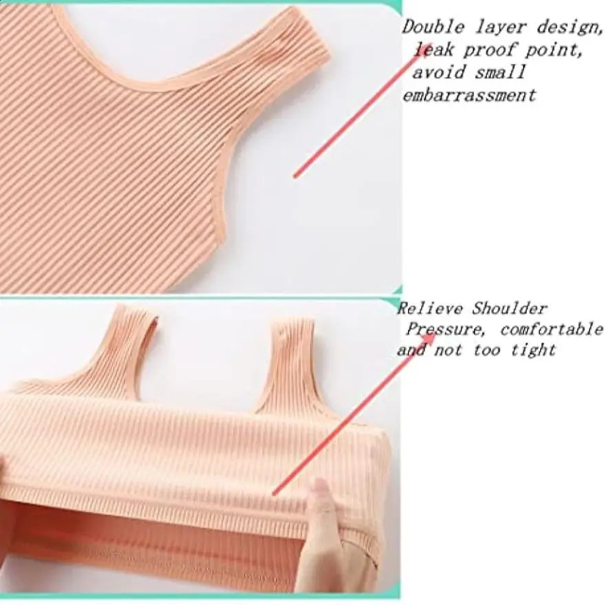 Cotton Girls Panties And Bras Sets Teenage Training Bra Panty Set Solid Kids Sports Briefs Underwear 250812