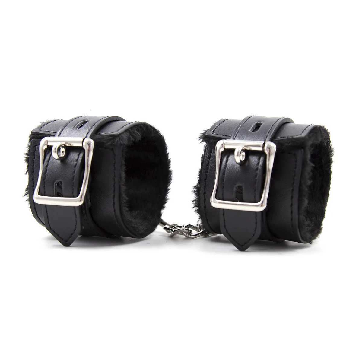 Collar Set Premium Bondage Set Plush Restraint Kits Luxury Collar Anklecuffs and Handcuffs Submissive Sex Toy for Fetish Play Fun W250813