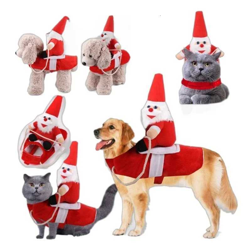 Dog Clothes Funny Cosplay Halloween Costume Puppy Kitty Cowboy Outfit Santa Claus Snowman Creative Pet Novelty Party ClothesXJ250813