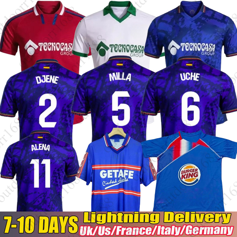 25 26 Getafe Soccer Jerseys retro 1998 1999 2009 2010 ALDERETE DJENE ARAMBARRI UCHE RICO PETER Bertug Yildirim B.Mayoral SOLA 2025 2026new Football Shirts Uniforms