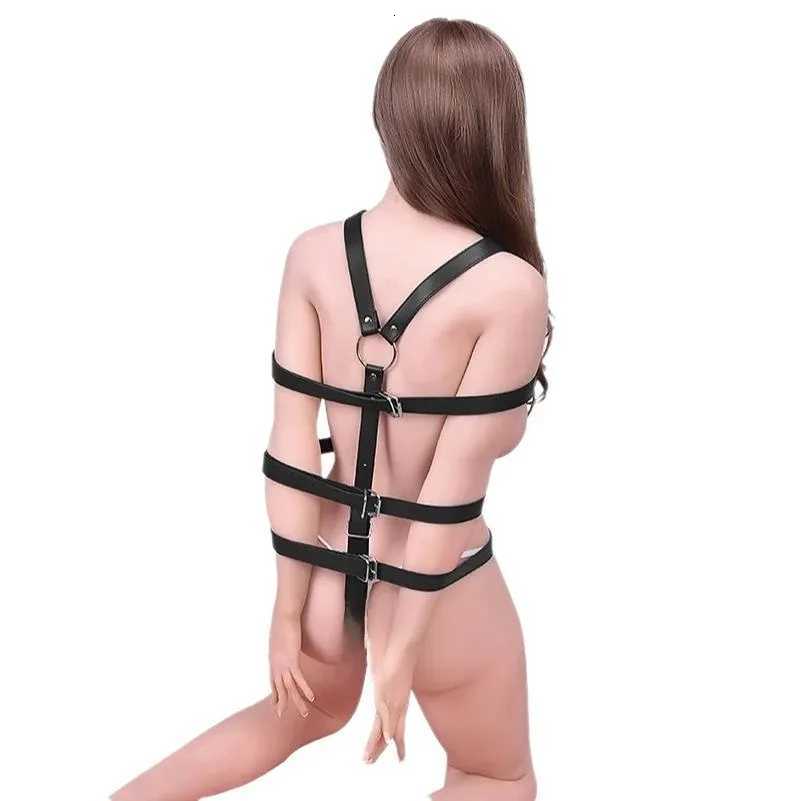 BDSM Lingerie Harness SM Body Restraint Sex Toys PU Leather Fetish Bondage Gear BDSM Sex Equipment Adult Couple Erotic Game Toys XJ250813