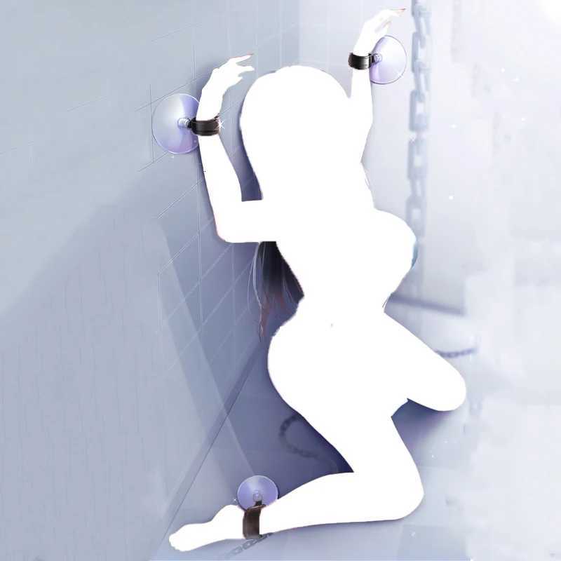 Handcuff with Saction Cup Door Sex BDSM Bondage Gear Hanging Cuffs SM Slave Sex Toy Strong Adhesive Easy Install Adult RestraintXJ250813