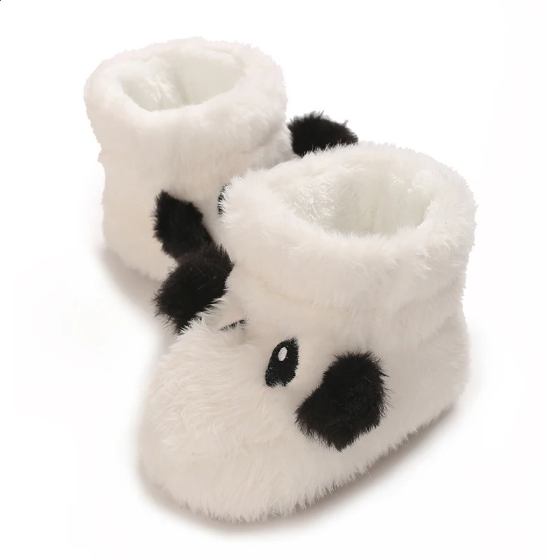 Winter Baby And Girl Warm Plush Boots With Cute Cartoon Comfortable Soft Soles Suitable For borns Aged 018M 250812
