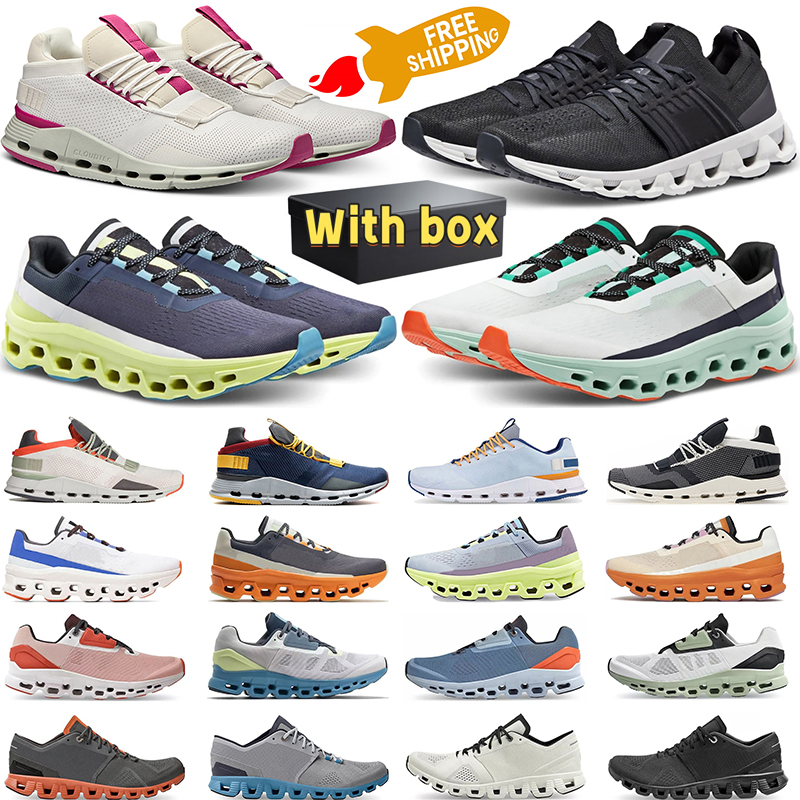 free shipping designer running shoes on cloudes mens sneakers Triple Black Navy Blue Grey womens Luxury jogging walking shoe