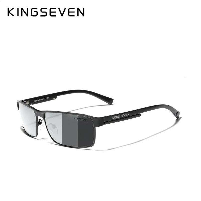 KINGSEVEN Pochromic Sunglasses Men Chameleon Polarized Pilot Sun Glasses Driving Square Eyewear Mens Male 250804