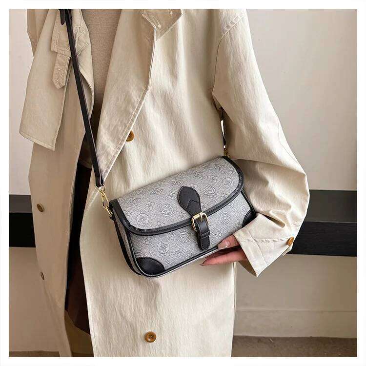 Hot Selling New Shoulder Bag Printed Retro Square Crossbody Bag Fashion Small Armpit Purse For Women Designer Bags