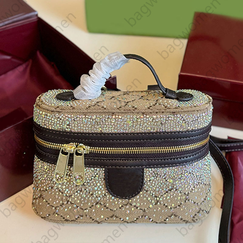 rhinestone bag Handheld makeup bag Toilet Bag Make Up Bag Cosmetic Pouch Wash Bag Evening Bags Luxury Bags handbag shoulder bag vanity bag sac luxe femme