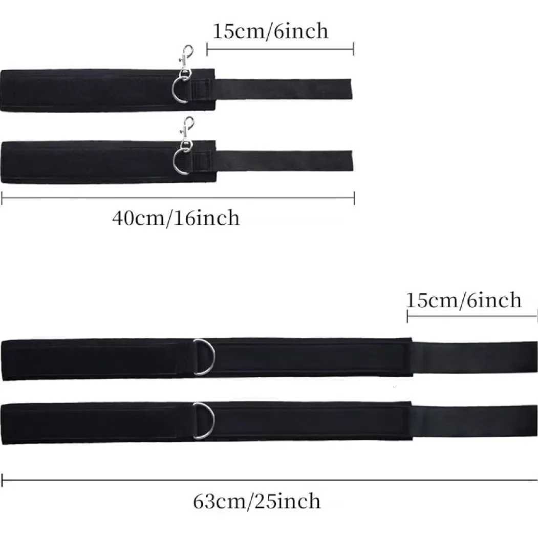 Adjustable Thighcuffs And Handcuffs Restraints BDSM Bondage Set Flirt Exotic Accessories Sex Toys For Women Couples Sex Product XJ250813