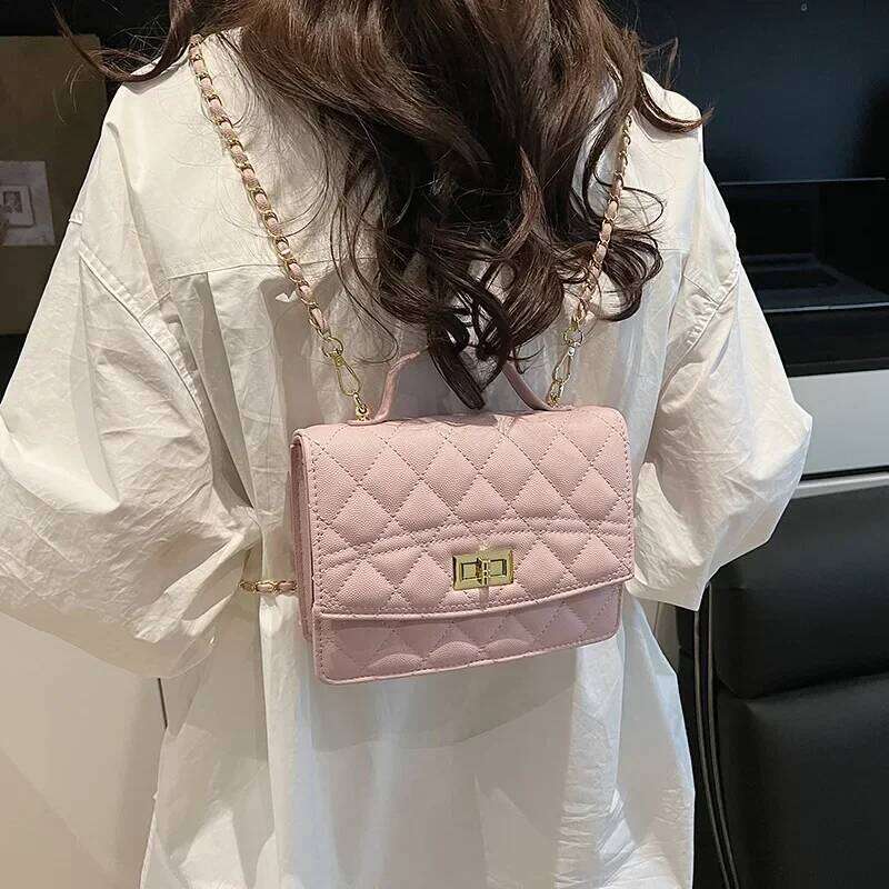 Hot Selling Highly Fashionable Women's Quilted Chain Handbag - Handheld & Single Shoulder Multifunctional Design Designer Bags
