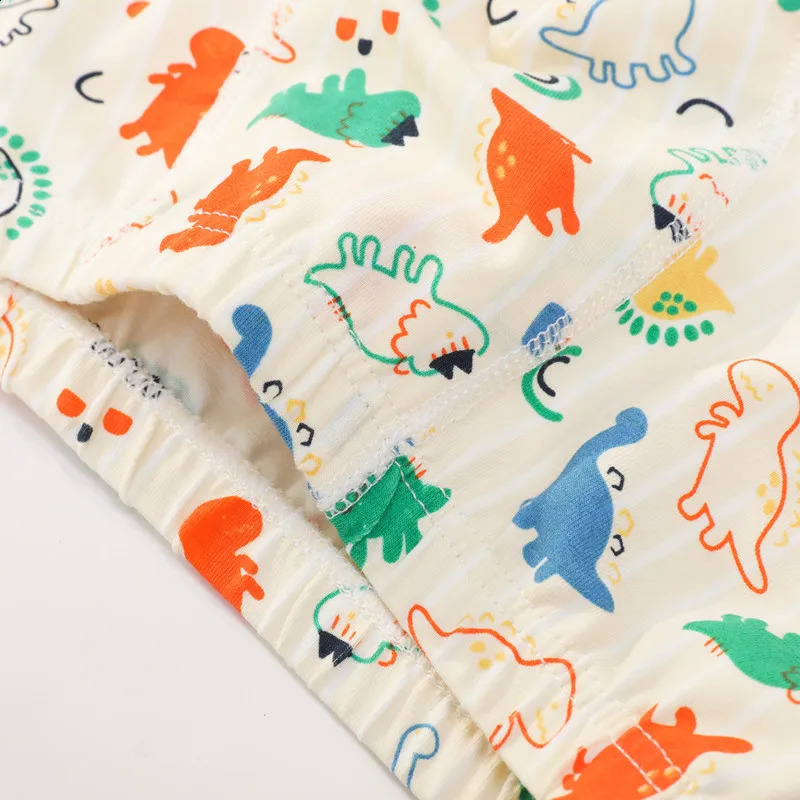 24812 pcs Boys Boxer Briefs Kids Cotton Underwear Baby Boy Underpants All Over Cartoon Print Soft Children Panties 250812