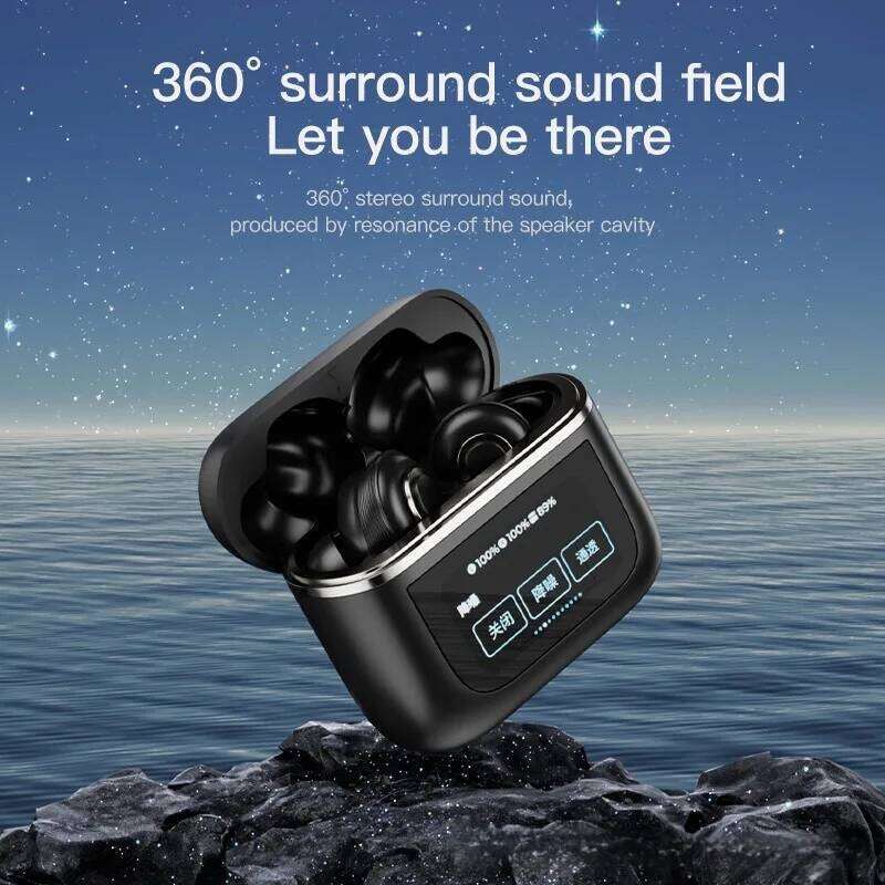 Color Wireless Earphones ANC Pro3 LED Screen TWS Earbuds Touch Active Noise Cancelling Bluetooth Headphones Sports Earpho