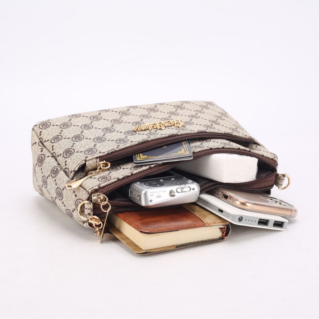 Women's Luxury Handbag Free Shipping Designer Phone Bag New Floral Underarm Bag Fashion Trend Ladies Korean Style Letter Casual Single Shoulder C