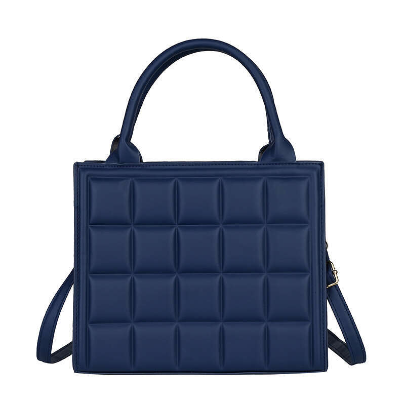 Designer Bags New Handbags Women Shoulder Fashion Plaid PU Leather Crossbody Square Small Top-Handle Bags Tote, Hot selling Solid-color