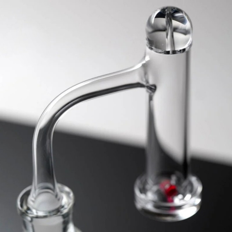 YAREONE Full Weld XL Control Tower Quartz Banger 100mm Tall 16mmOD Thick Dish 10mm 14mm Male 90 Degree Blender Dab Nail Wholesale on DHgate