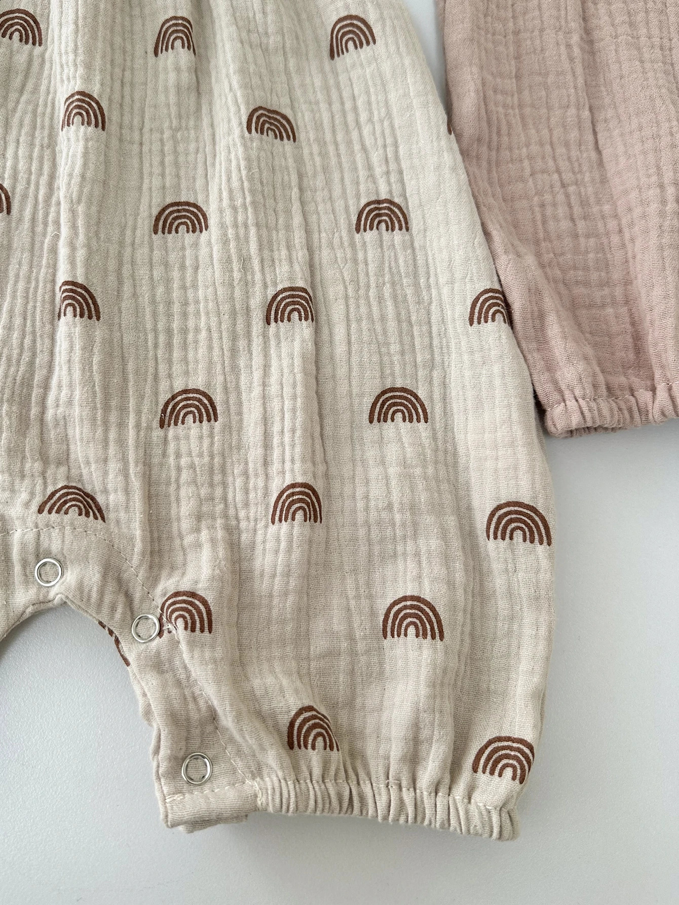 2pcs Baby Romper Suit Rainbow Dandelion Organic Cotton Sleeveless Sling Infant Overall Bodysuit Summer Straps Pants 250812