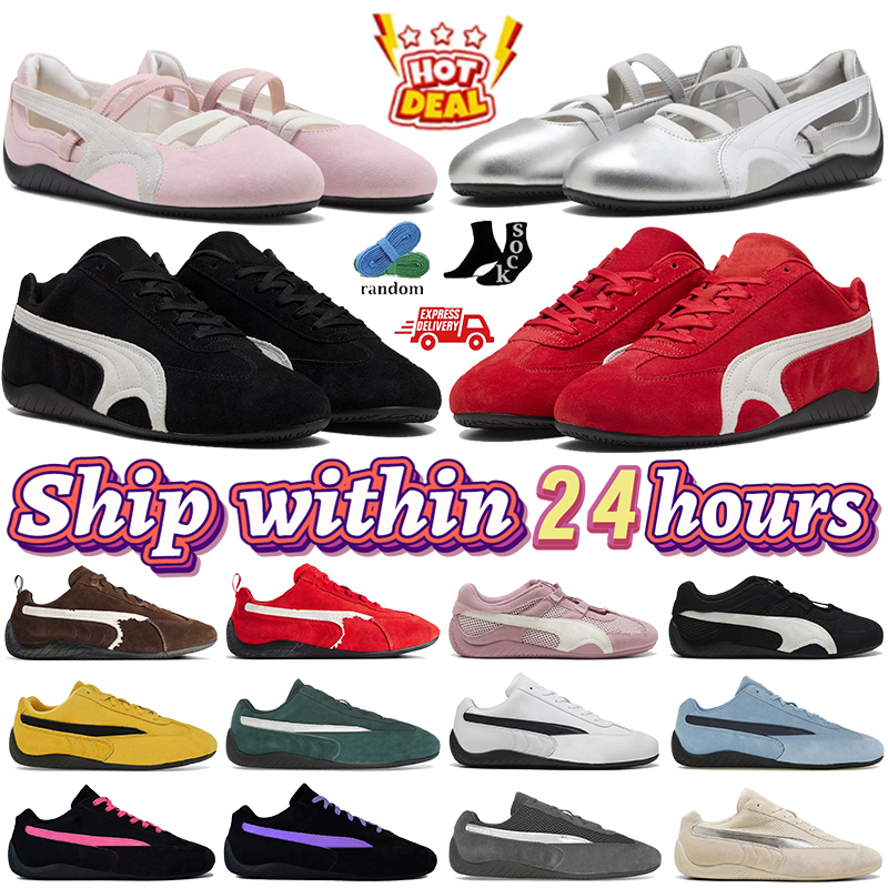 Germany Womens Mens pumaees speedcats Sneakers Designer Shoes Running Sneaker Women ballet slippers men Loafers Bella leather Shoe Flats suede Casual trainers