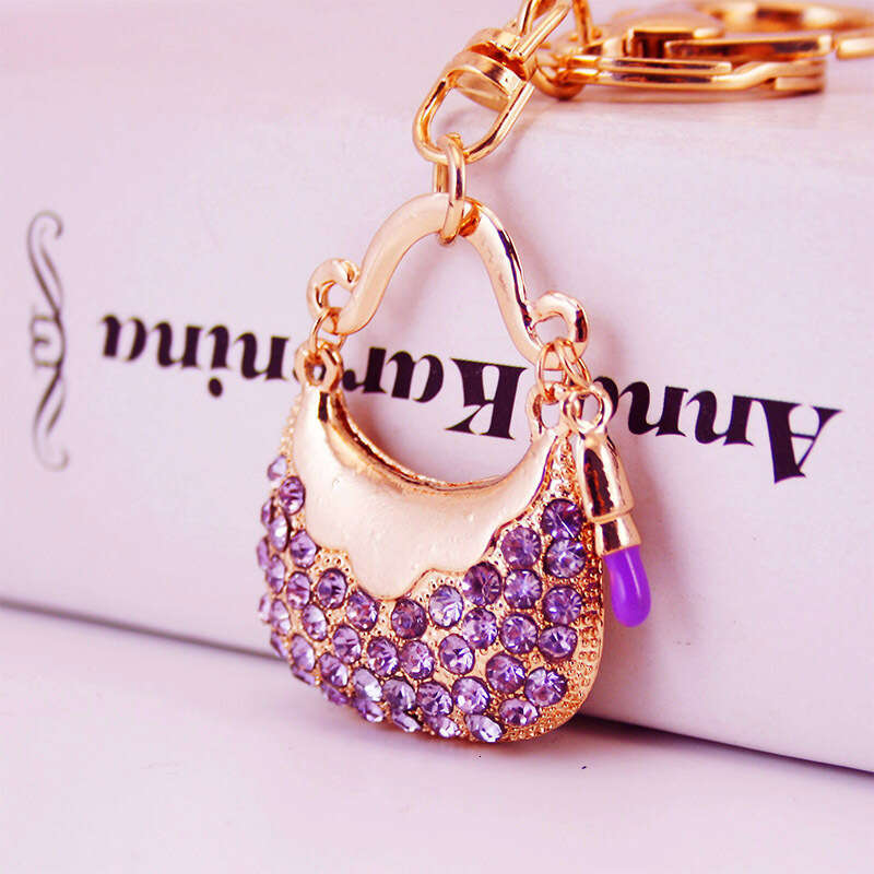 Alloy Handbag Car Women's Bag Accessories Keychain Metal Pendant Small Gift 1187