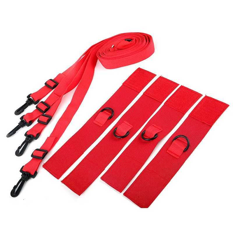 Bdsm Bondage Set Under Bed Restraints Rope Strap Adult Erotic Sex Toys For Women Couples Games Nylon Handcuffs Ankle CuffsXJ250813
