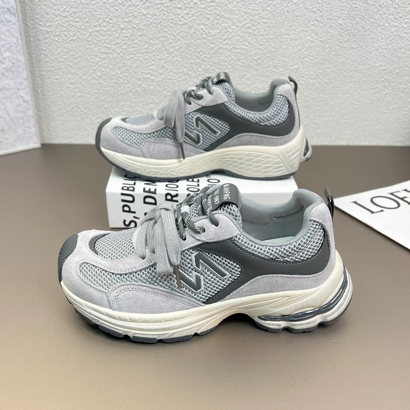 designer shoes Women's 2025 Summer All-match Sports and Casual Shoes - Genuine Leather Breathable Mesh Film-absorbing Height-increasing shaped Da