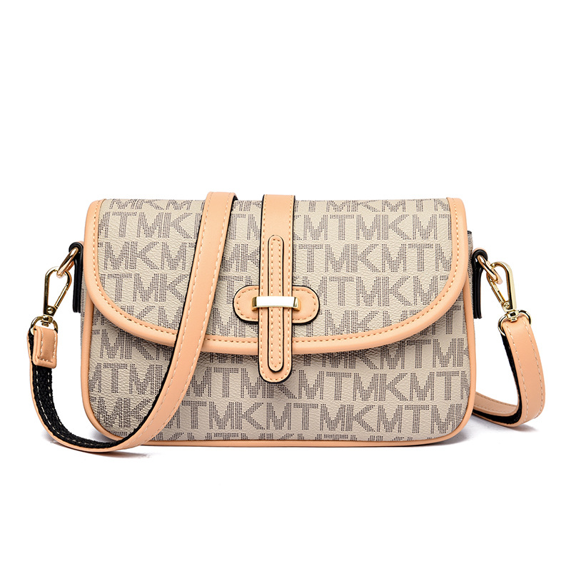 2025 New single - shoulder cross - body bag flip - top small square bag bags for middle - aged and elderly women simple PVC bags for moms simple and s