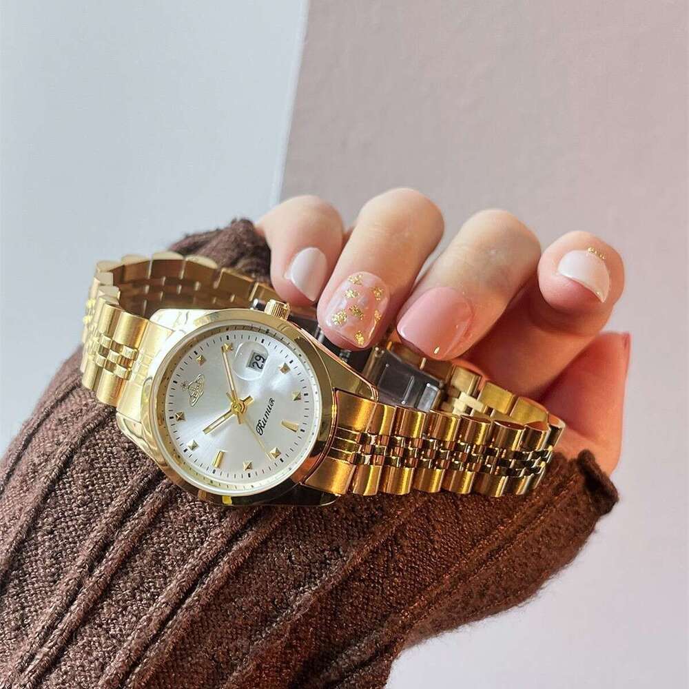 Saturn Fashion Steel Band Women's Watch with Calendar TikTok Style
