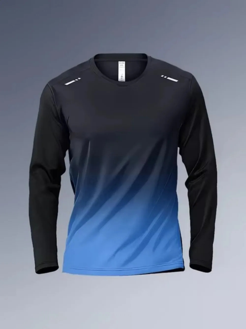 Mens Long Sleeves T-Shirt Fitness Clothes Mens Spring Autumn Quick-Drying Clothes Training Sports T-Shirt Stylish Running Tops 250811