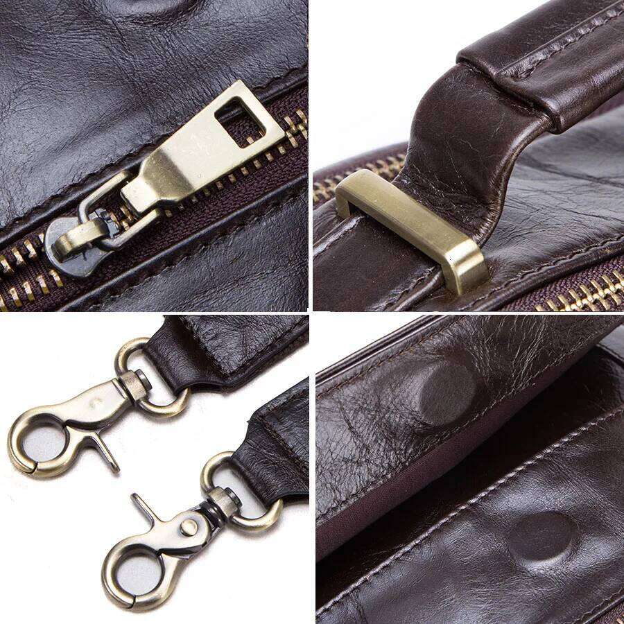 new genuine leather messenger men casual shoulder male flap bag brand crossbody bags for 9.7" Ipad