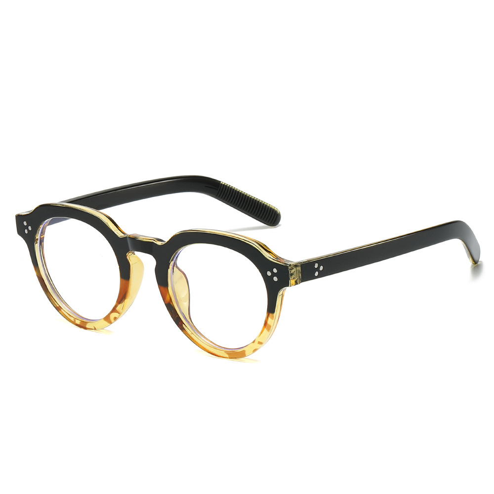 Sunglasses Frames High Quality Vintage Thick Acetate Round Glasses Japanese Handmade Frame For Men Women Brand Retro Fashion Eyeglasses