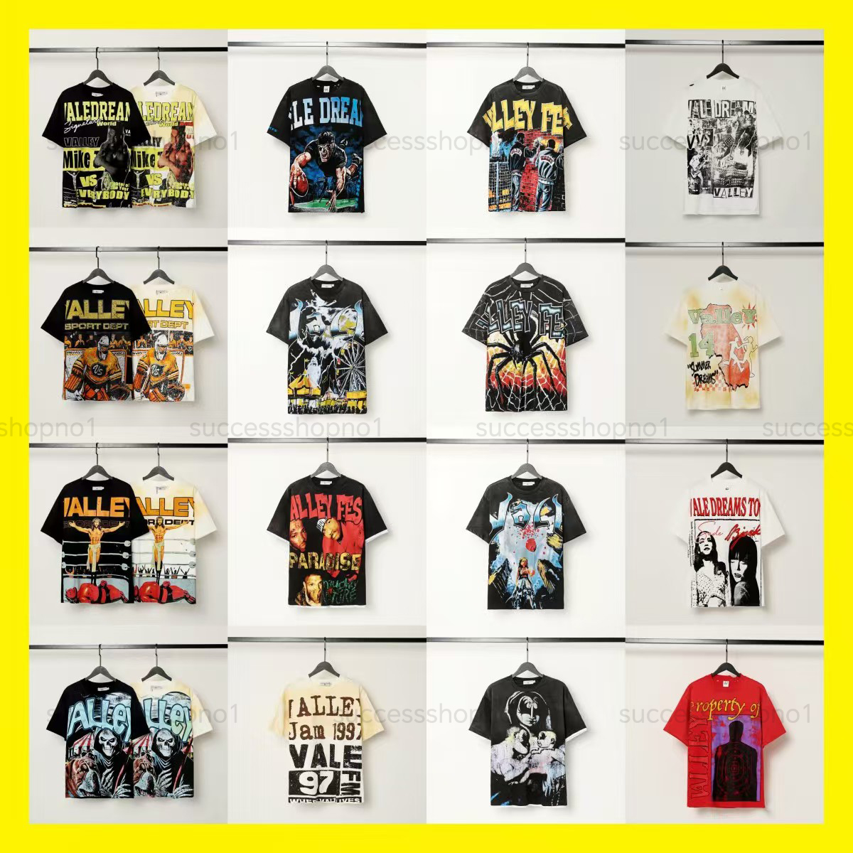 valley tshirt designer t shirt high quality mens tshirt vale shirt Men rhinestone high quality thick tee vintage shirts y2k shirts vale lives graphic tee US Size S-XL