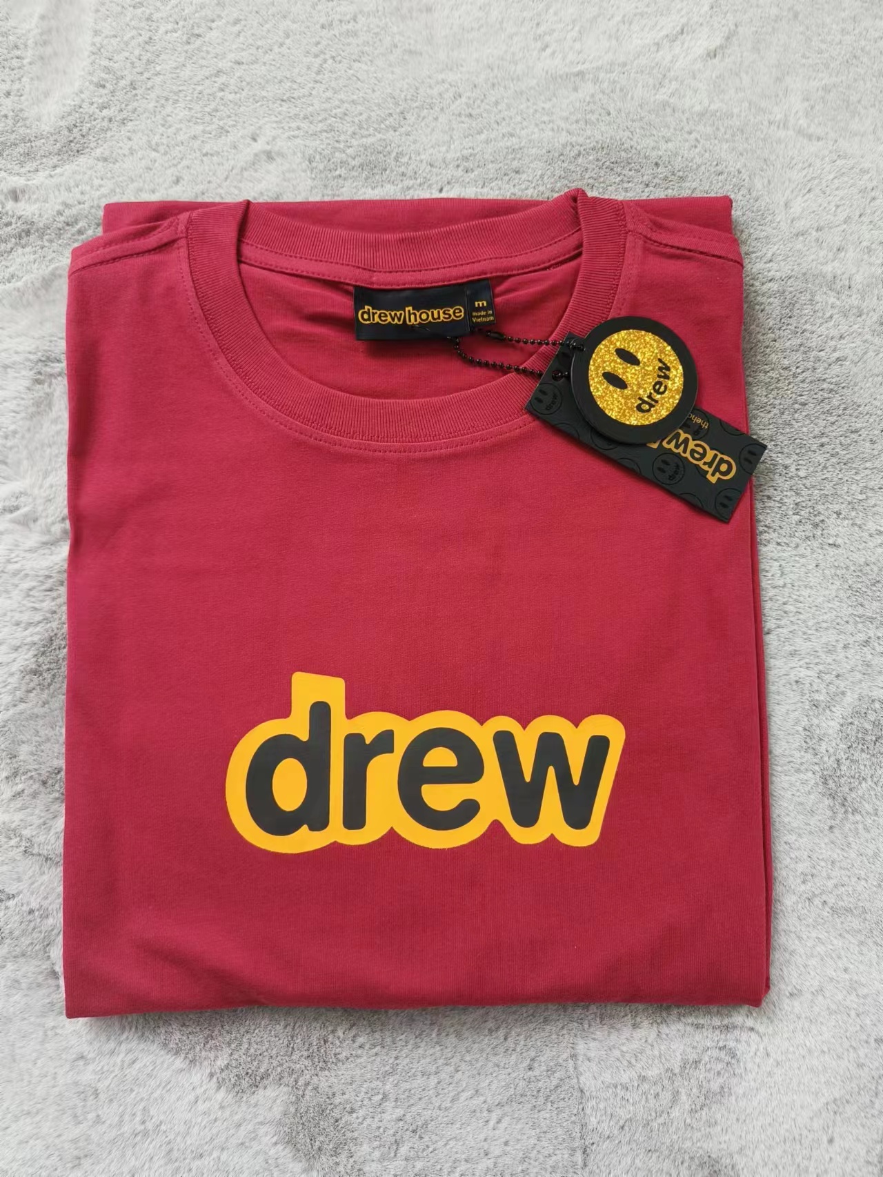 Drew House Designer luxury T shirt men's and women's T-Shirts Drew logo print