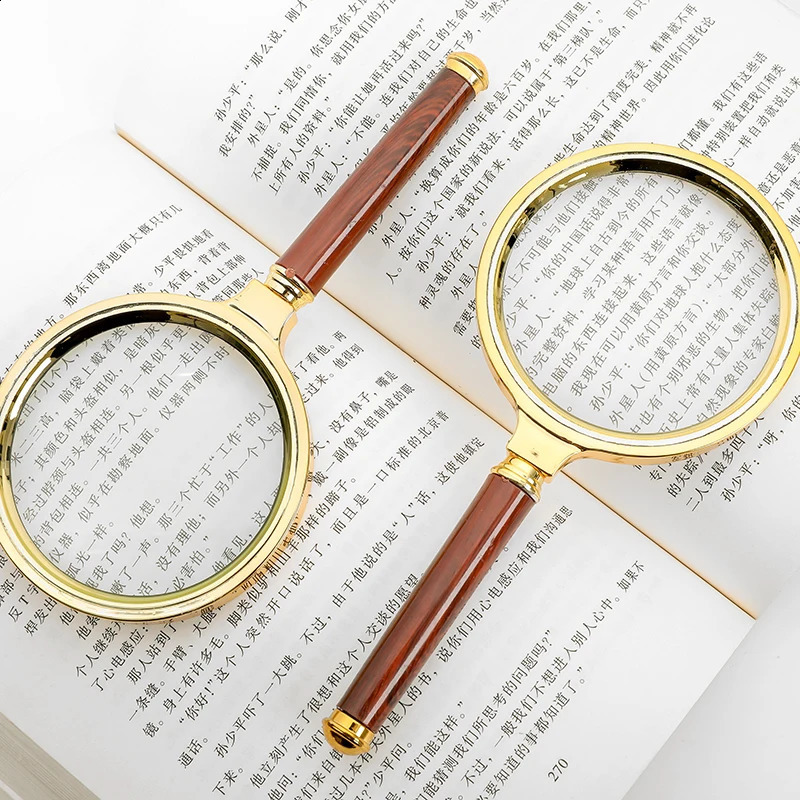 Handheld HighDefinition Old Magnifying Glass Childrens Reading for The Elderly People 250804