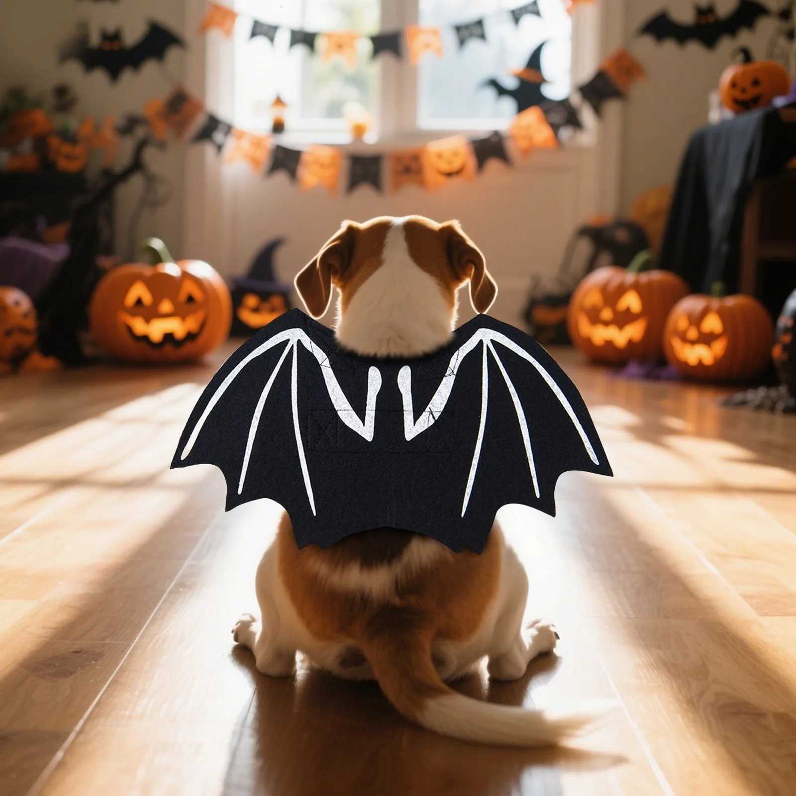 Halloween Dog Bat Wings Pet Costume Small Dog Cat Party Cosplay Pet Clothing Accessories Photo Prop Festival Outfit XJ250813